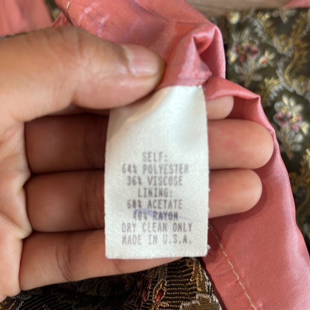 Nanette Lepore Vintage Tapestry Brocade Corset Top - Picture 7 of 7